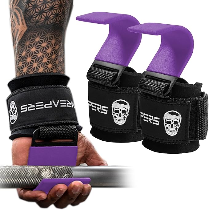 Gymreapers Weight Lifting Hooks (Pair)