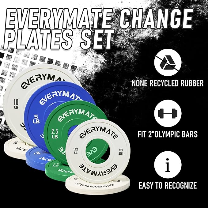 Change Weight Plates 1.25LB 2.5LB 5LB 10LB Set