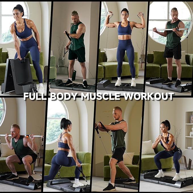 Smart Digital Home Gym - 265 LB Resistance 3 Modes