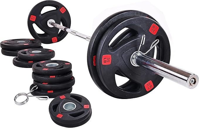 Signature Fitness Olympic 2-Inch Cast Iron Plate Weight