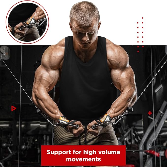 RDX Wrist Wraps for Weightlifting (Pair), IPL USPA Approved, Elasticated 18” Cotton Straps Support with Thumb Loop, Gym Wrap for Weight Lifting Powerlifting Competition Strength Training Bodybuilding