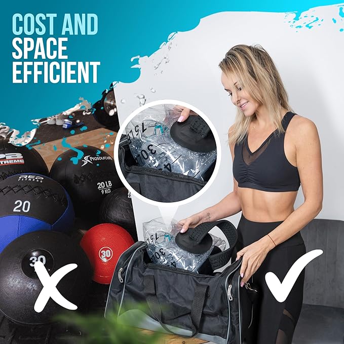 Large Aqua Bag for Workout - 15 to 60 LB