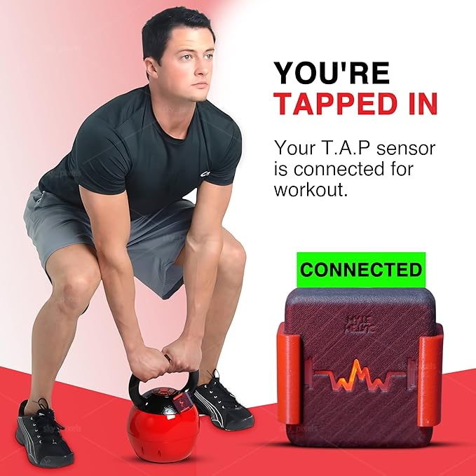 T.A.P. Sensor - Fitness Tracker - 3"x3" Lightweight 6 Month