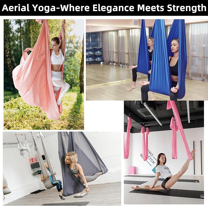 PRIOR FITNESS 5M Aerial Yoga Hammock Yoga Swing
