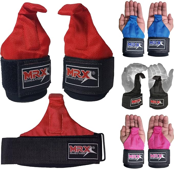 MRX Power Weight Lifting Straps Wrist Support Heavyduty