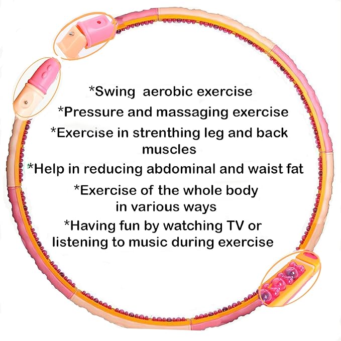 Korean Weighted Hoop Weight Loss for Adult Hoops 1.6Kg Dynamic