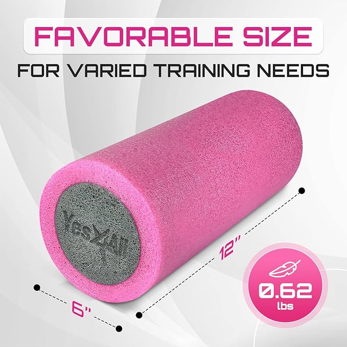 Yes4All Soft-Density Foam Roller 12 18, 24, 24, 36 36 inch