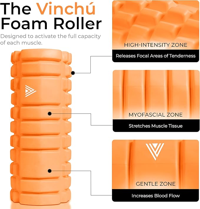 The Vinchu Foam Roller - Deep Tissue Massage