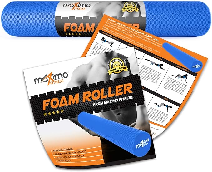 Maximo Fitness Foam Roller– 36" x 6" Exercise
