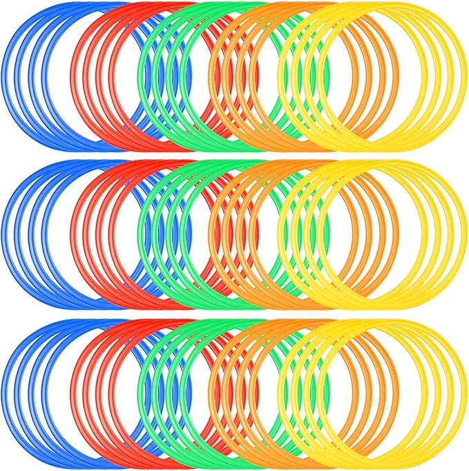 Deekin 80 Pcs Agility Rings Speed and Agility 15"
