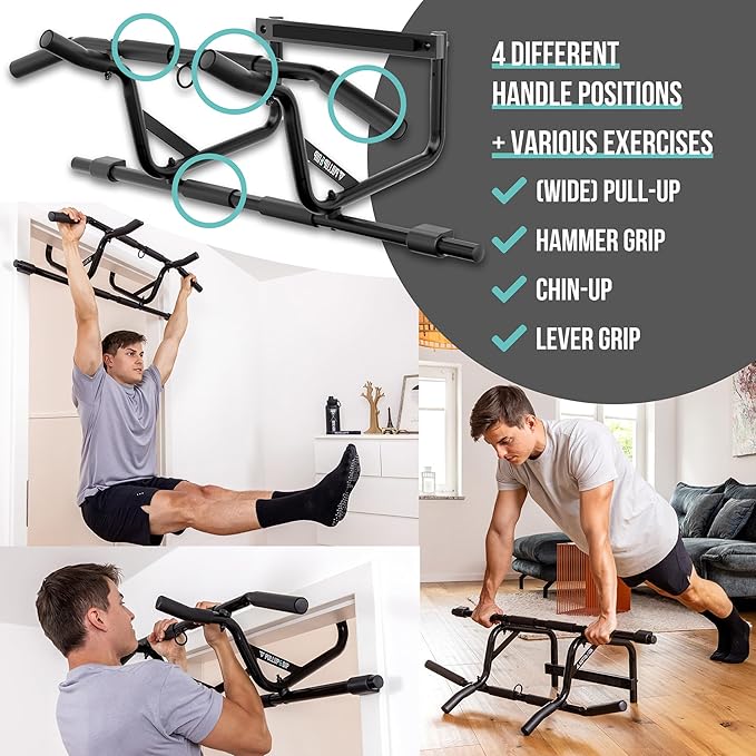 PULLUP & DIP Pull-Up Bar 39.4x13.8 inches, 240 pounds,