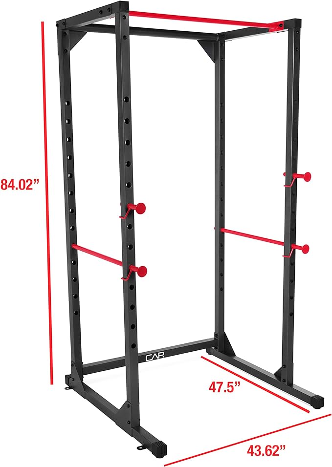 CAP Barbell Full Cage Power Rack Color Series 6' or 7' Options