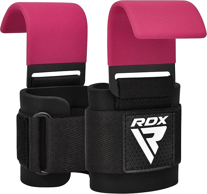 RDX Weight Lifting Hooks Straps Pair 7mm Neoprene