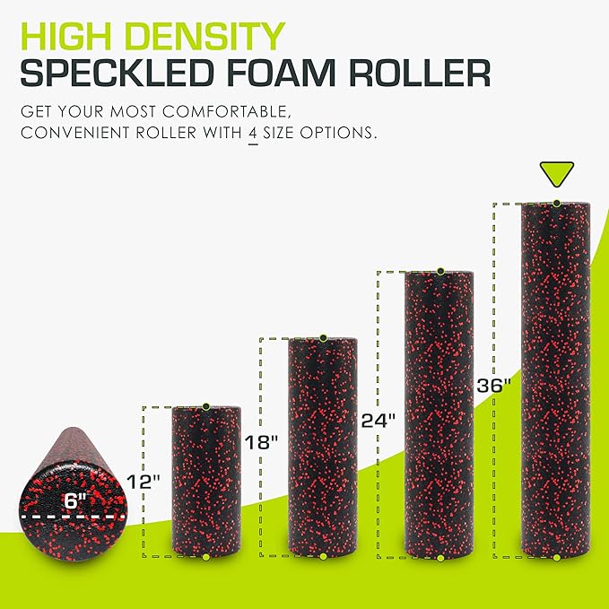 ProsourceFit High Density Foam Rollers 12 - Inches long