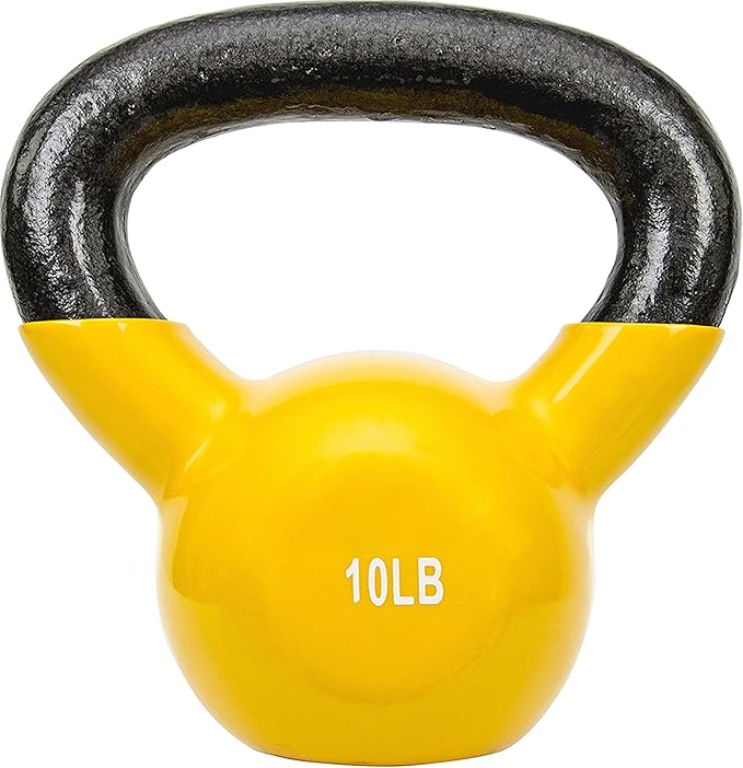 Sunny Health & Fitness Vinyl Coated Kettlebell