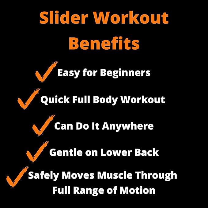 Sliders for Full Body Workout at Home or