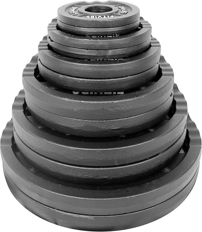 Signature Fitness Olympic Cast Iron Plate for Strength