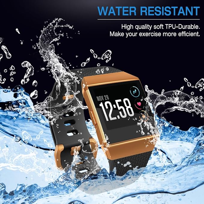 Compatible Ionic Bands for Men Women Large Small, Replacement Strap Sport Accessory Wristband with Original Design for Ionic Smart Watch