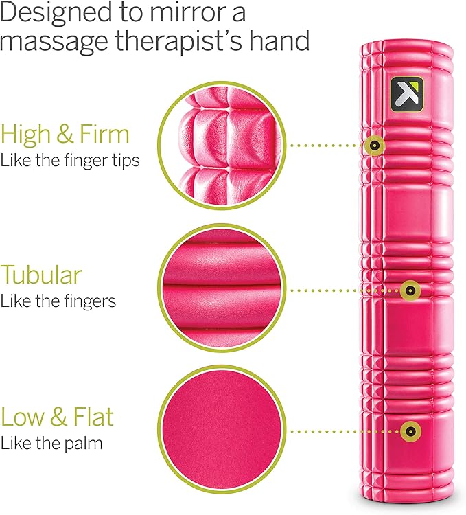 TriggerPoint GRID Patented Multi-Density Foam Massage Roller (Back (26")
