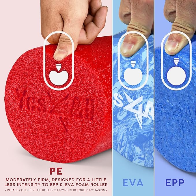Yes4All Soft-Density Round PE 12/18/ 24/36 inch Foam