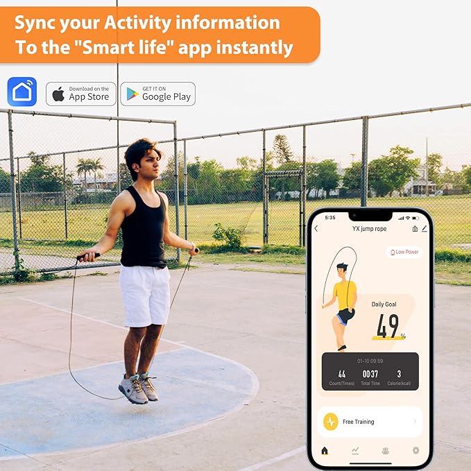 Jump Rope, Tangle free rapid speed jump ropes