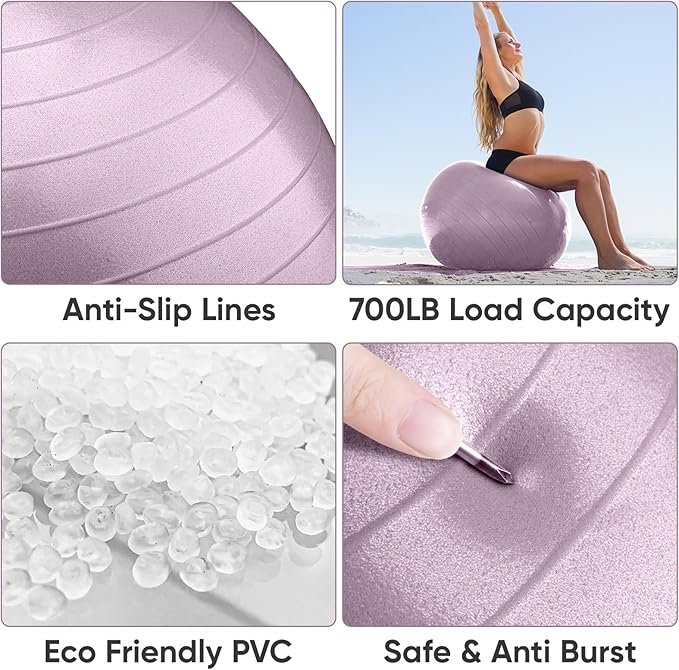 APEXUP Yoga Ball Exercise Ball