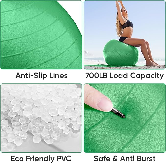 APEXUP Yoga Ball Exercise Ball