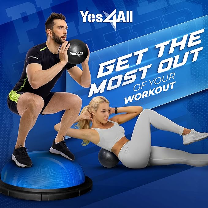 Yes4All 880LBS Premium Half Ball Balance Trainer