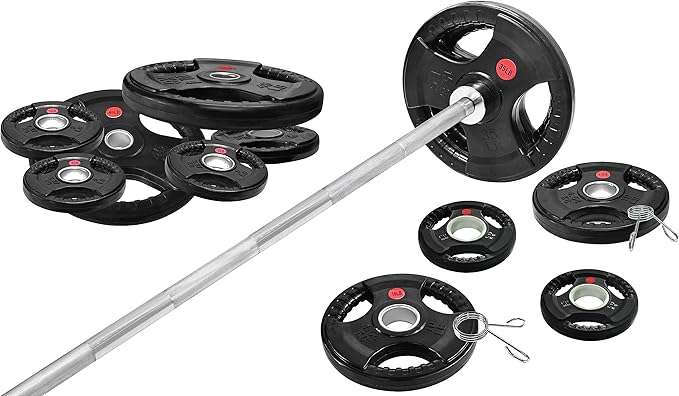 Signature Fitness Olympic Cast Iron Plate for Strength