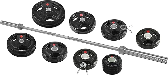 Signature Fitness Olympic 2-Inch Cast Iron Plate Weight