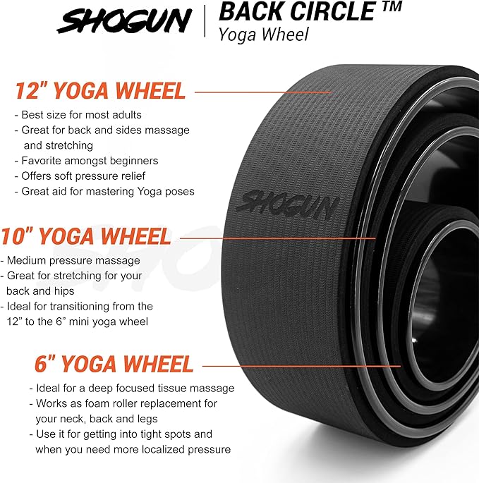 Shogun Yoga Wheel Roller for Back Pain Relief