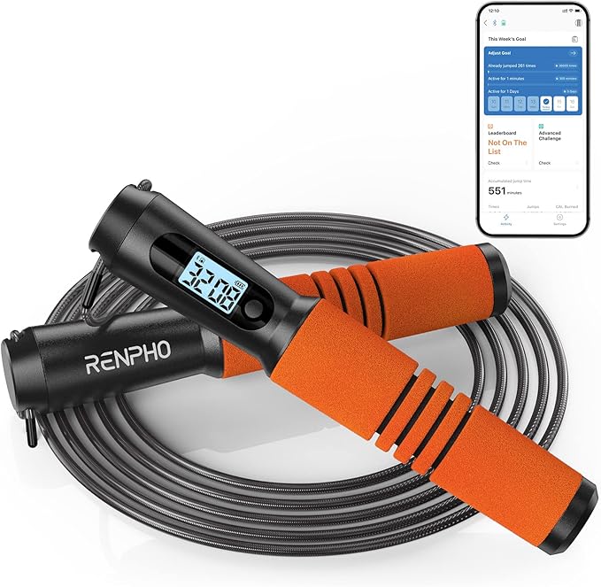 RENPHO Smart Jump Rope - APP Data Storage