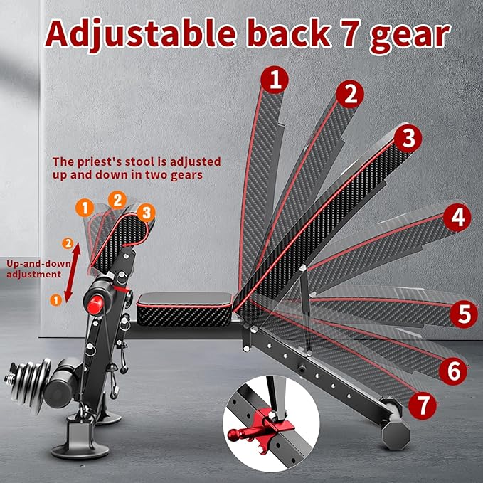 Adjustable Weight Bench 600LBS