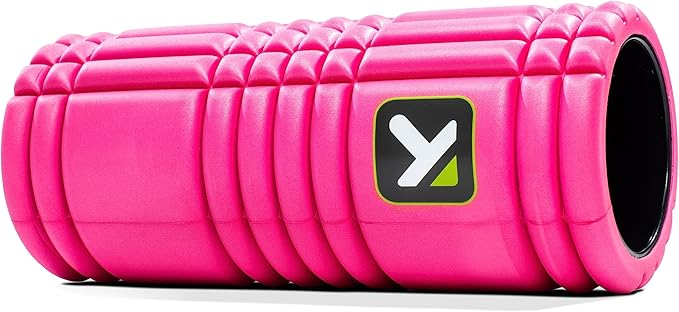 TRIGGERPOINT PERFORMANCE THERAPY GRID Foam Roller for Exercise (13-Inch), Pink