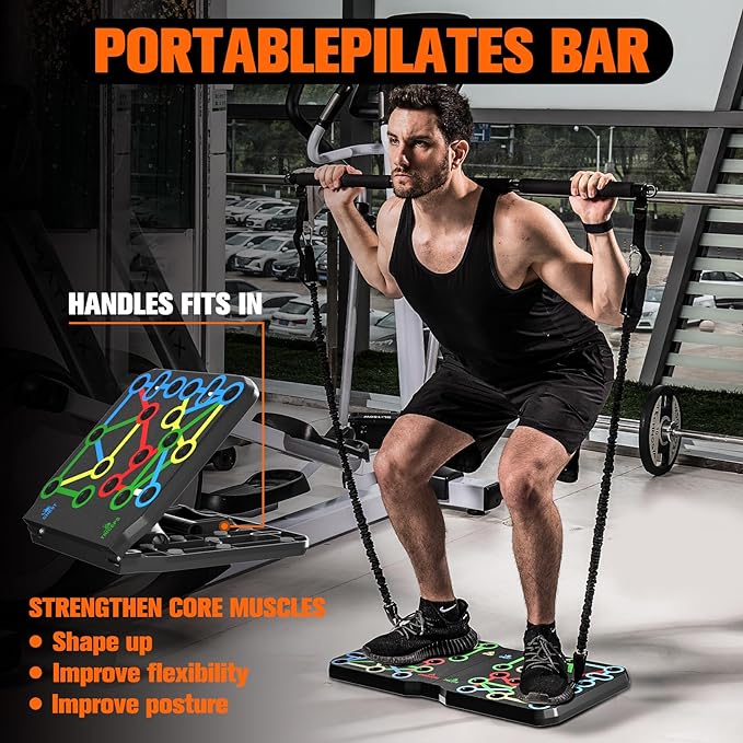 AERLANG Push Up Board 10 in 1 Push