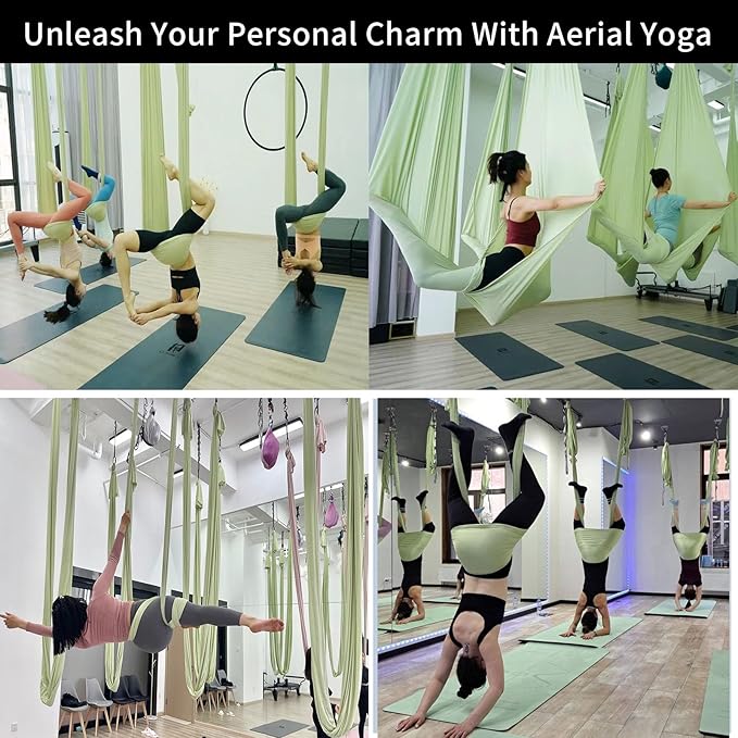 PRIOR FITNESS 5M Aerial Yoga Hammock Yoga Swing