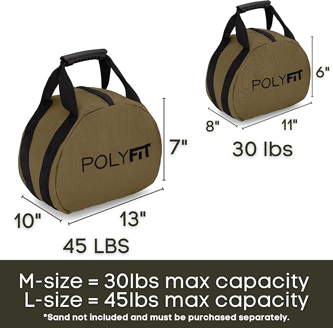 Kettlebell Sandbag for Fitness - Adjustable Kettlebell Workout 30lb/45lb