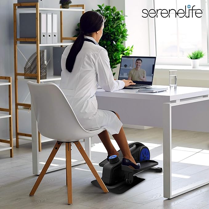 SereneLifeStanding Vibration Fitness Machine - Vibrating Platform Exercise & Workout Trainer with Adjustable Speed