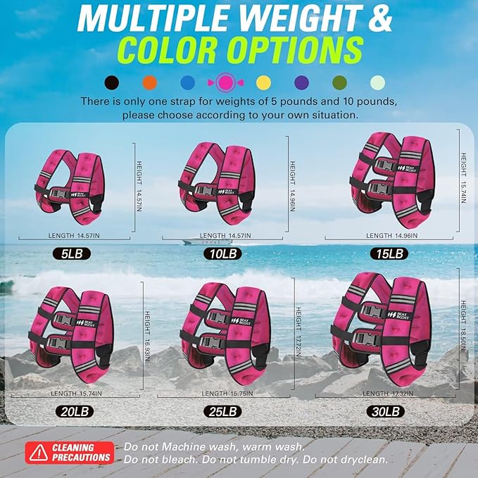 Weighted Vest for Women Men BeatBoost 5 10 15 20 25 30 lb Weight Vest with Ironsand for Walking Strength Training Running Workout