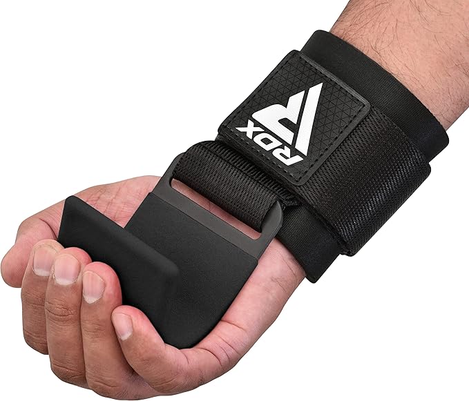 RDX Weight Lifting Hooks Straps Pair 7mm Neoprene