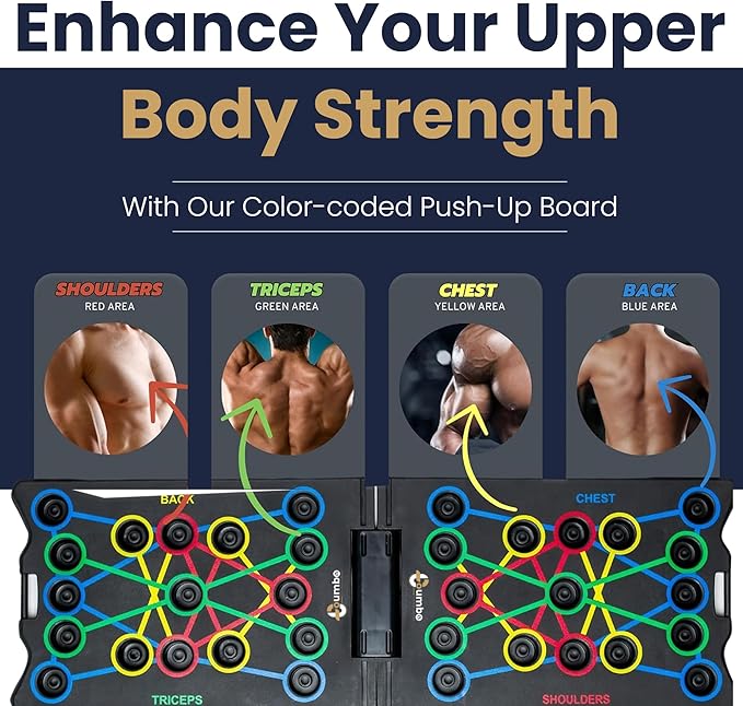 Push Up Board 9 in 1 Multi-function Foldable Push Up Bar Exercise Training Equipment for Home Workout Push Up Stand Portable Home Gym Workout Equipment