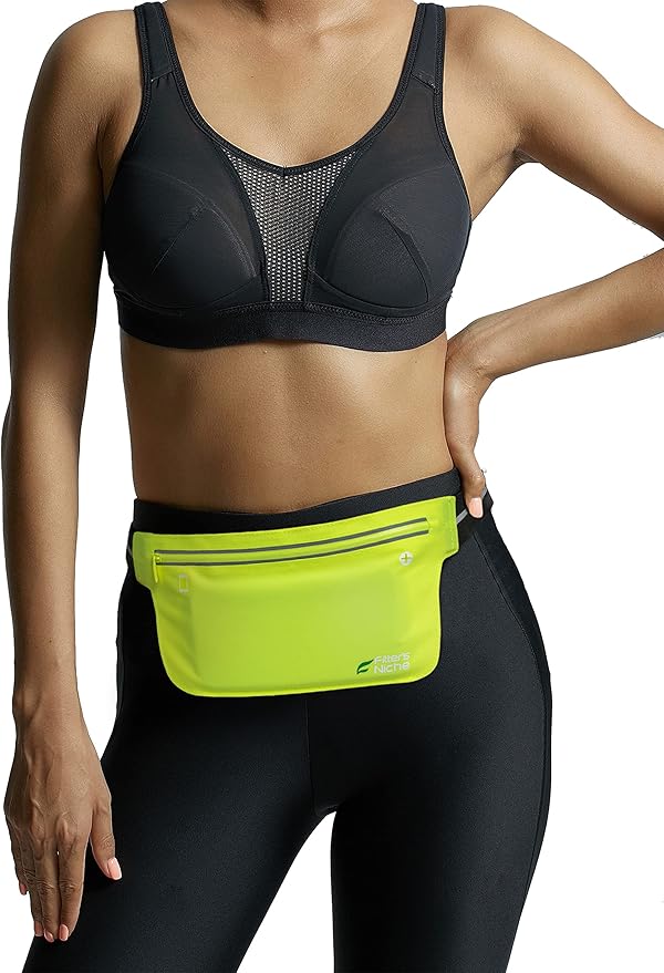 UltraSlim Fanny Waist Pack – Water Resistant Bag 24 to 43inch Waists, 6.7inch –