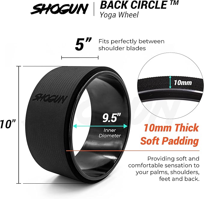 Shogun Yoga Wheel Roller for Back Pain Relief