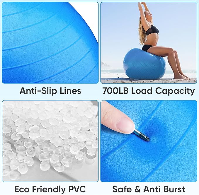 APEXUP Yoga Ball Exercise Ball