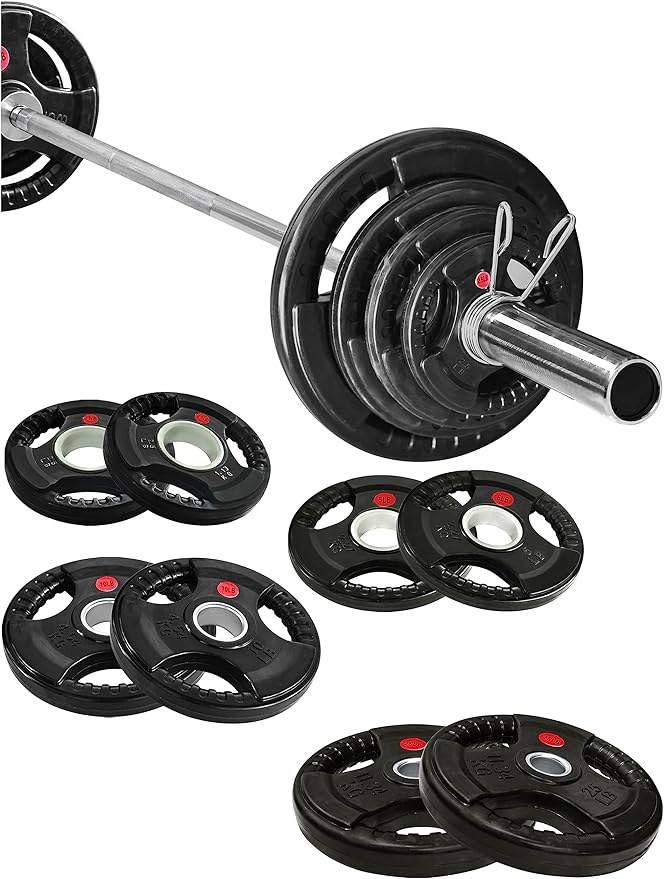 Signature Fitness Olympic 2-Inch Cast Iron Plate Weight