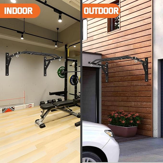 Pull Up Bar Wall Mounted 600 Lbs,