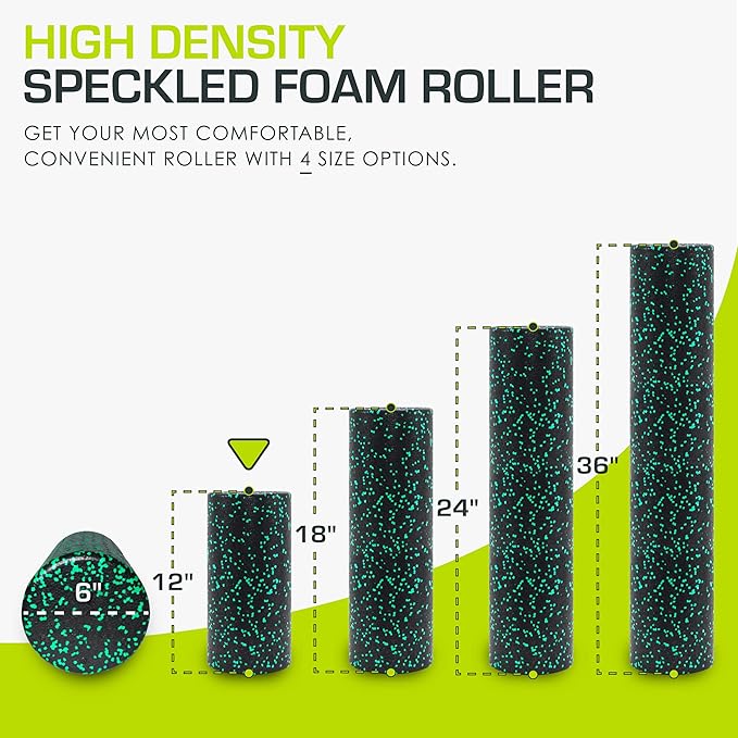 ProsourceFit High Density Foam Rollers 12 - Inches long