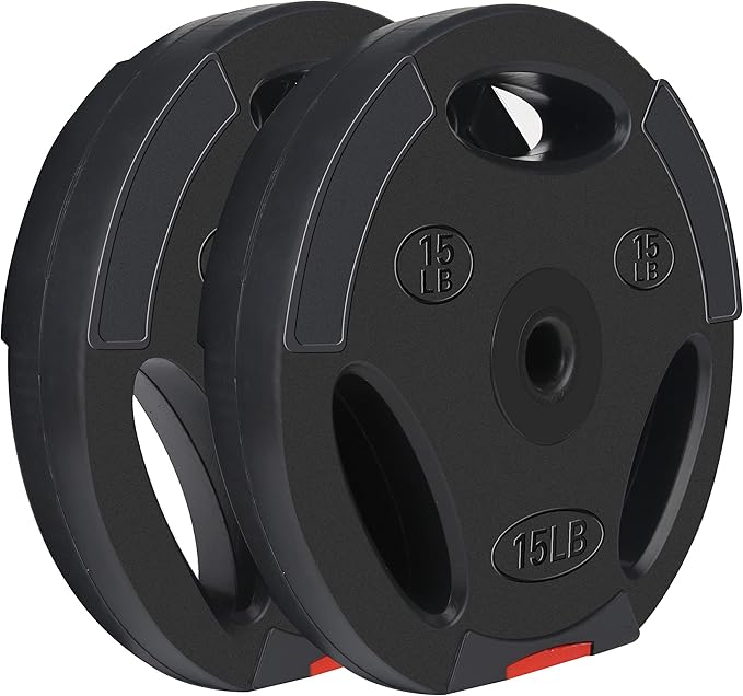 Signature Fitness Vinyl Standard 1-Inch Plate Weight Plate
