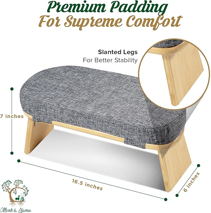 Monk & Llama Meditation Bench - Foldable