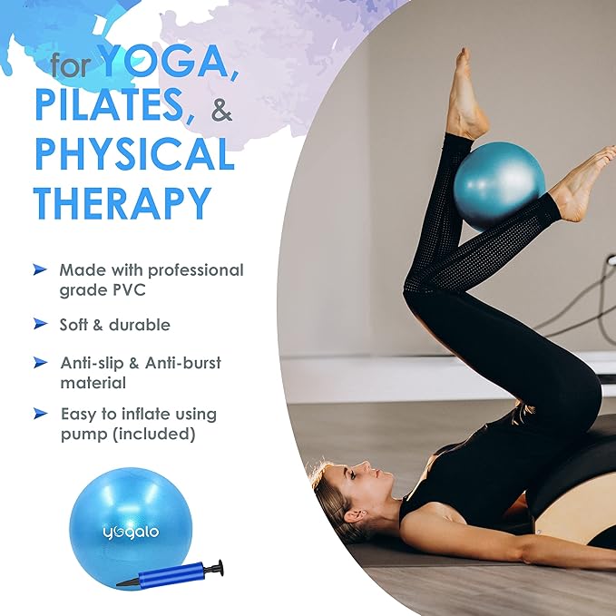 Pilates Ring and Ball Set with 3 Resistance 14 Inch